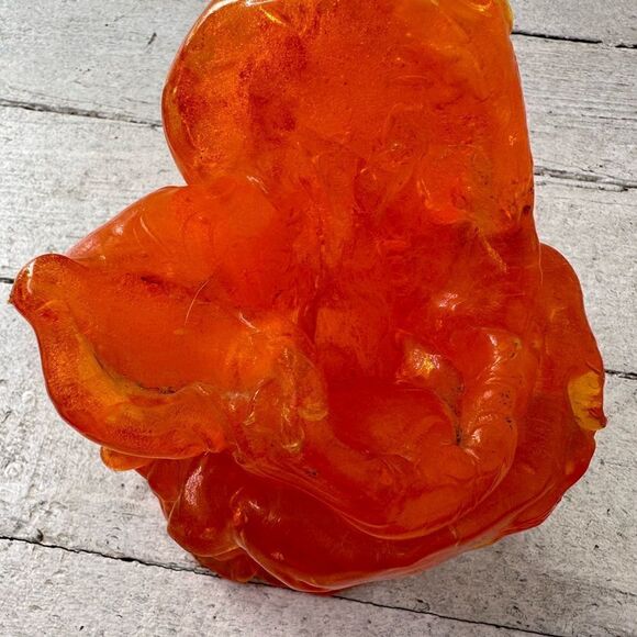 Vintage MCM Acrylic Abstract Form Candle Holder - Picture 9 of 9